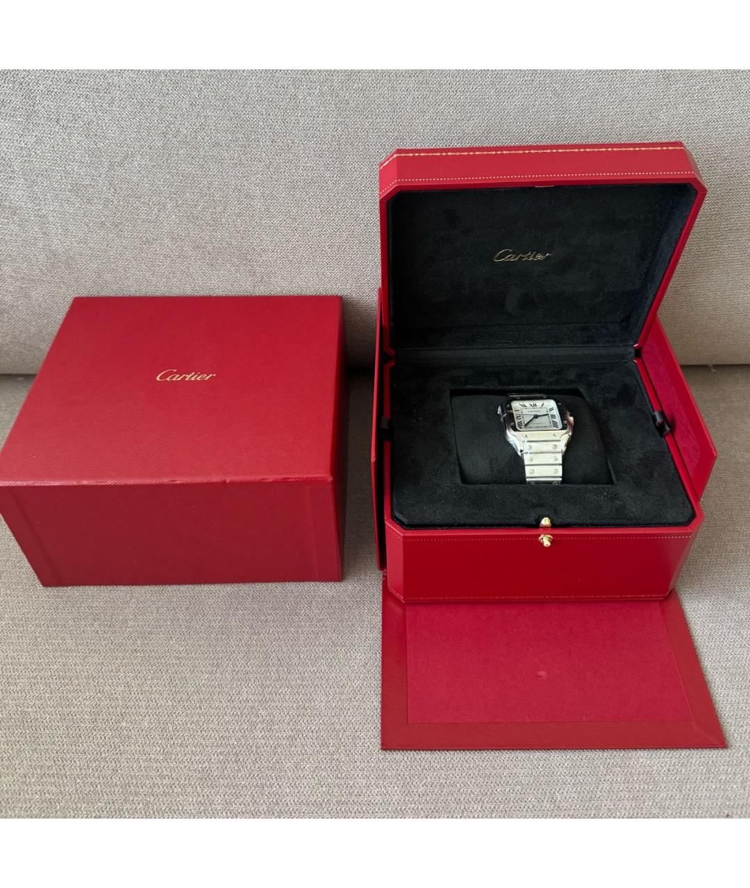 CARTIER Серебряные часы, фото 5