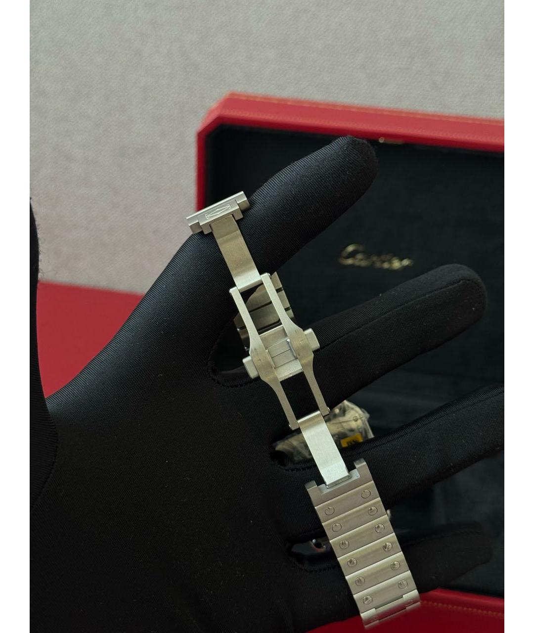 CARTIER Серебряные часы, фото 4