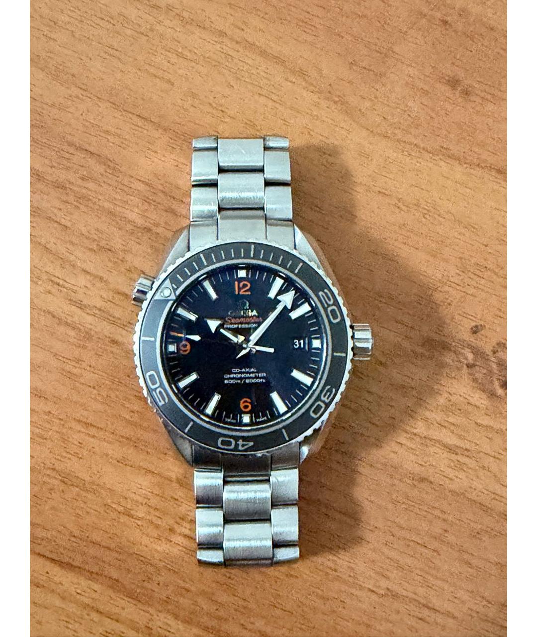 OMEGA Серебряные часы, фото 5