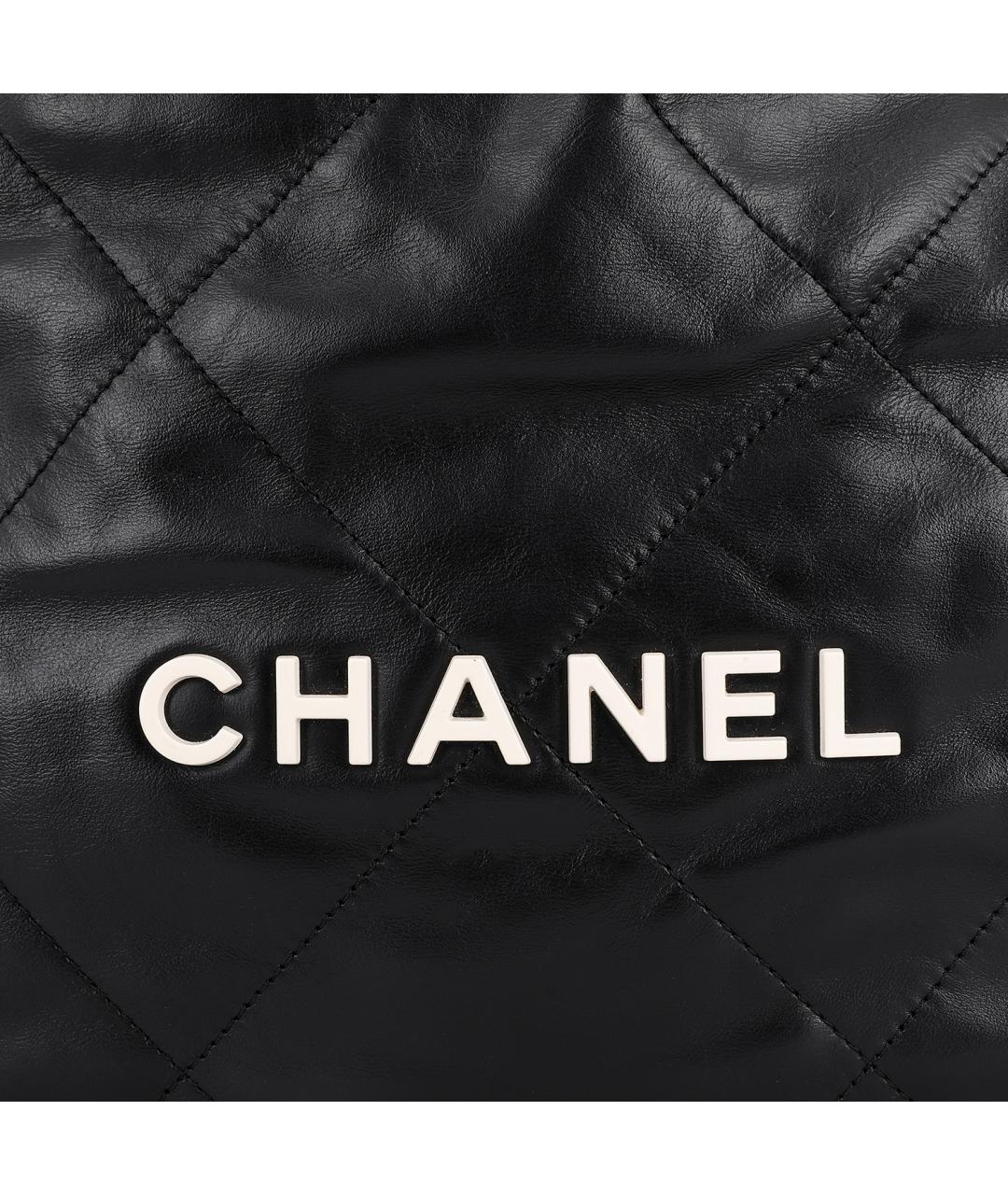 CHANEL Черный кожаный рюкзак, фото 5