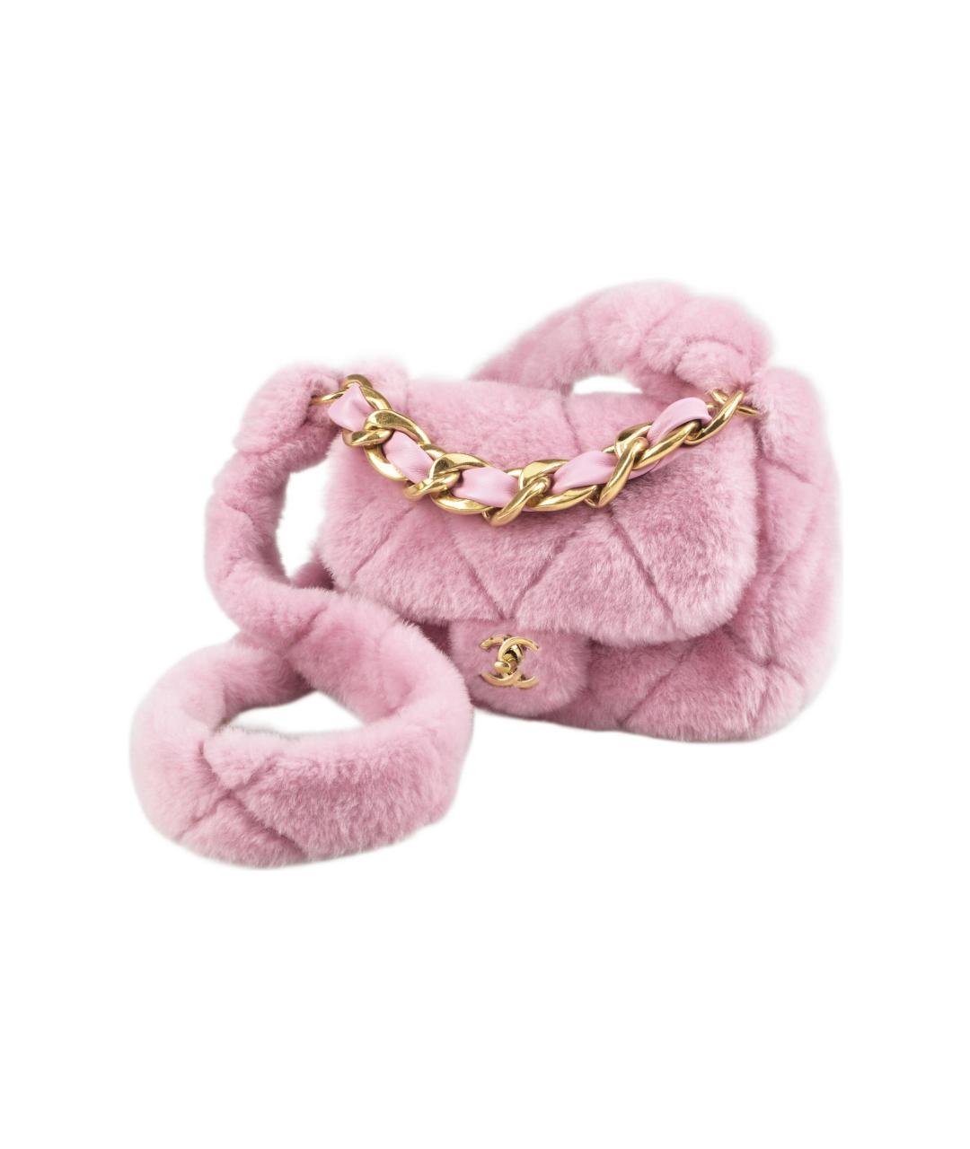 CHANEL Розовая сумка через плечо, фото 2
