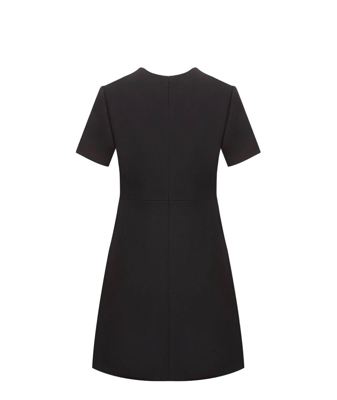 CELINE Черное шерстяное коктейльное платье, фото 2