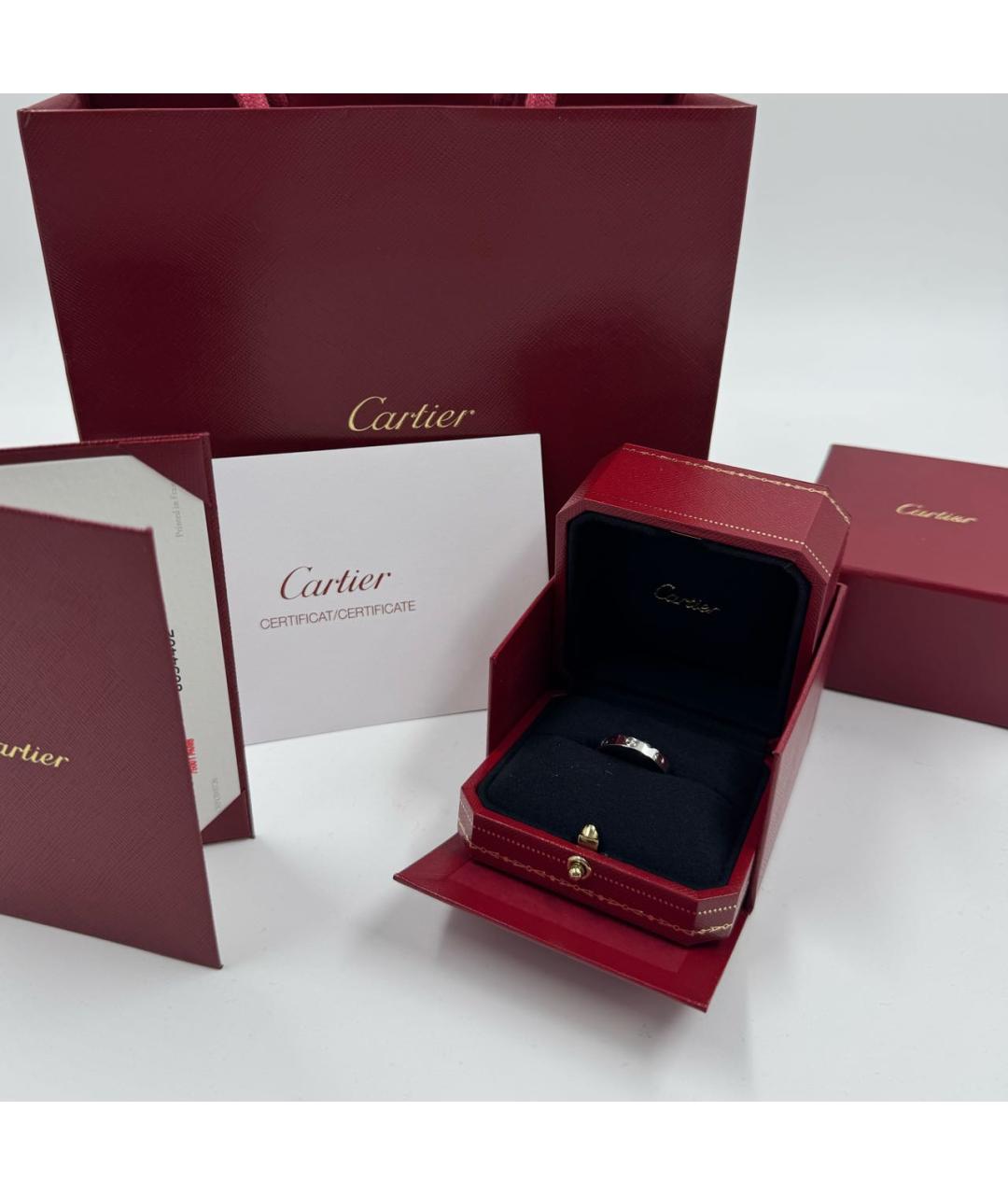 CARTIER Серебряное кольцо из белого золота, фото 3