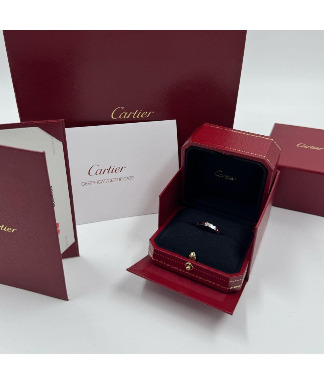 CARTIER Серебряное кольцо из белого золота, фото 3