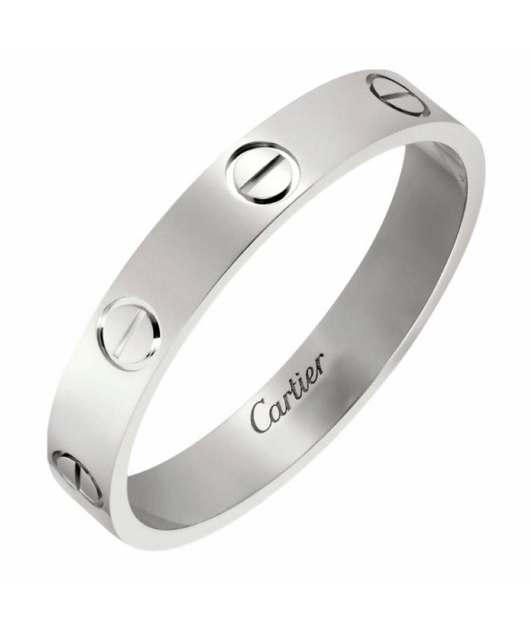 CARTIER Серебряное кольцо из белого золота, фото 1