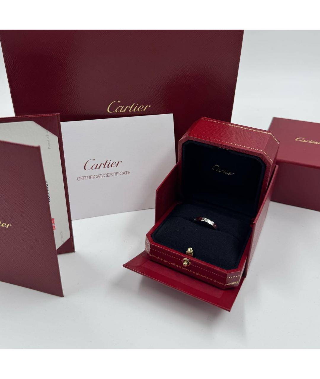 CARTIER Серебряное кольцо из белого золота, фото 3