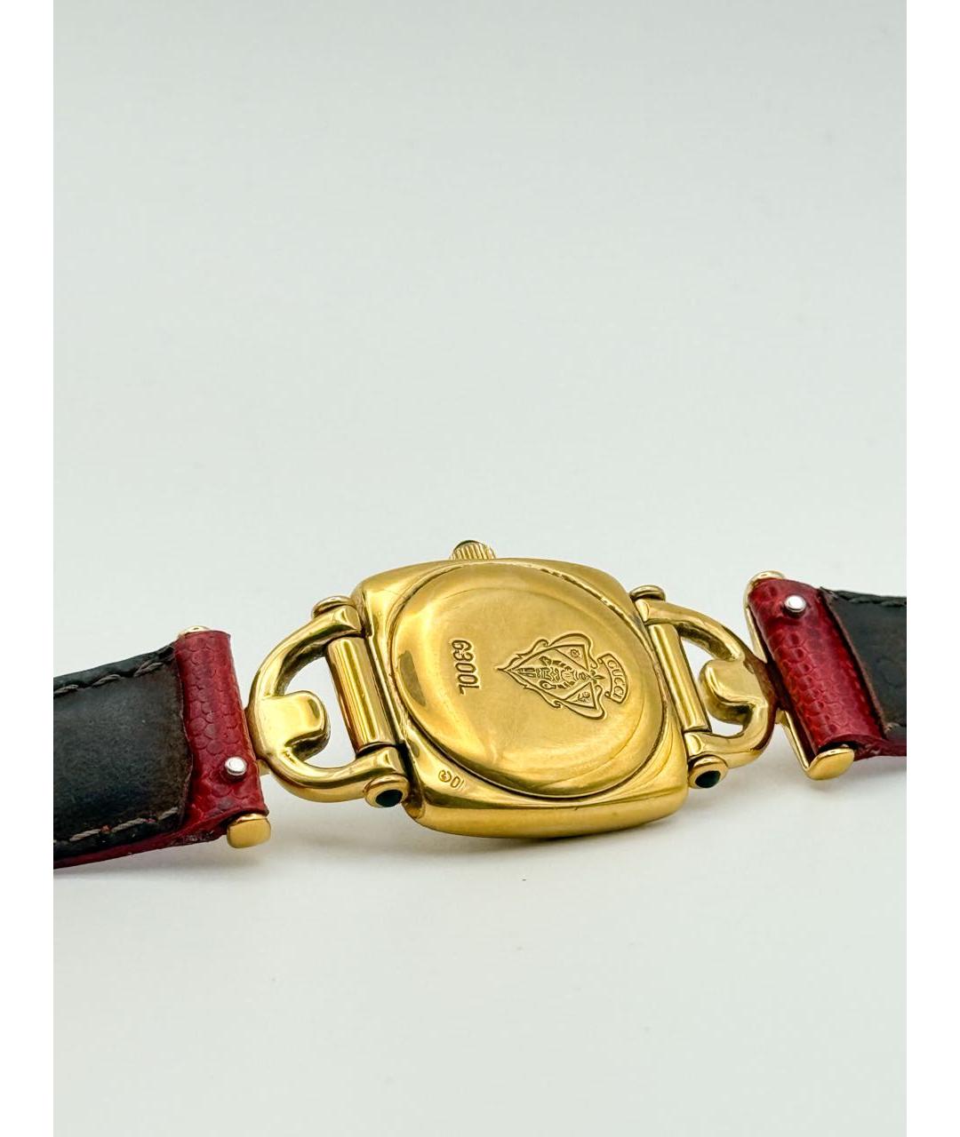 GUCCI Золотые позолоченные часы, фото 3