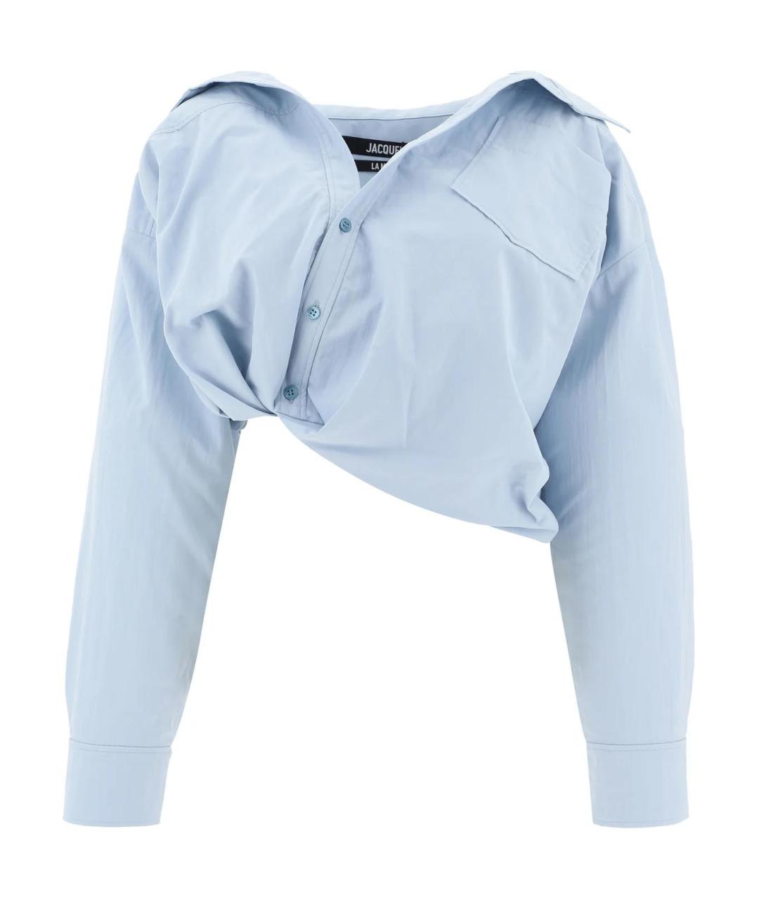 JACQUEMUS Голубая рубашка, фото 1