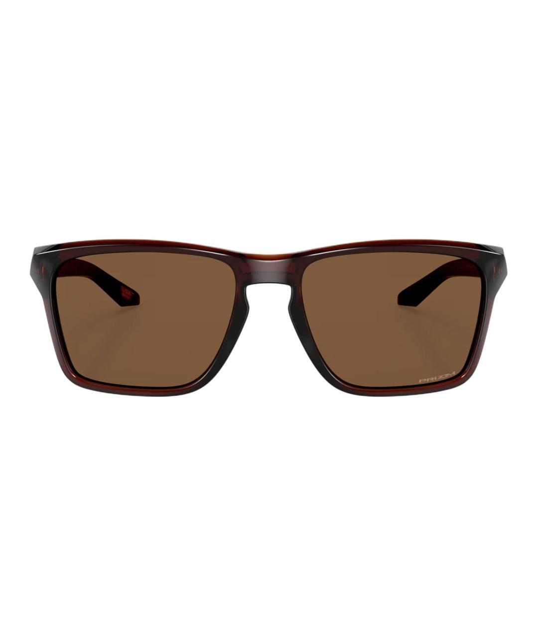 OAKLEY Коричневые пластиковые солнцезащитные очки, фото 2