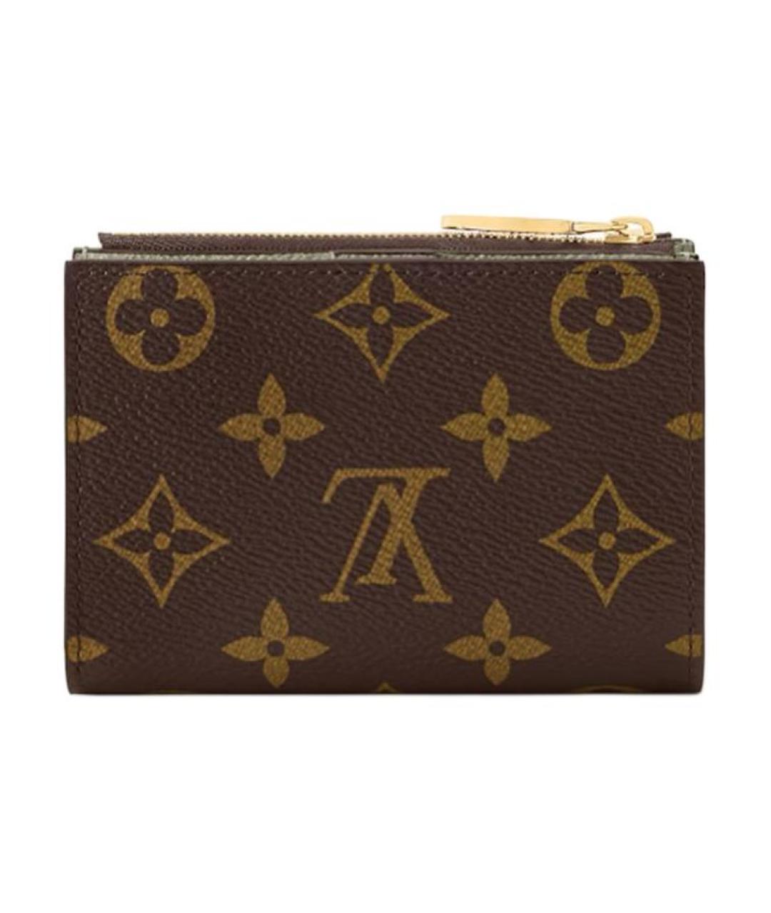 LOUIS VUITTON Коричневый кошелек, фото 3