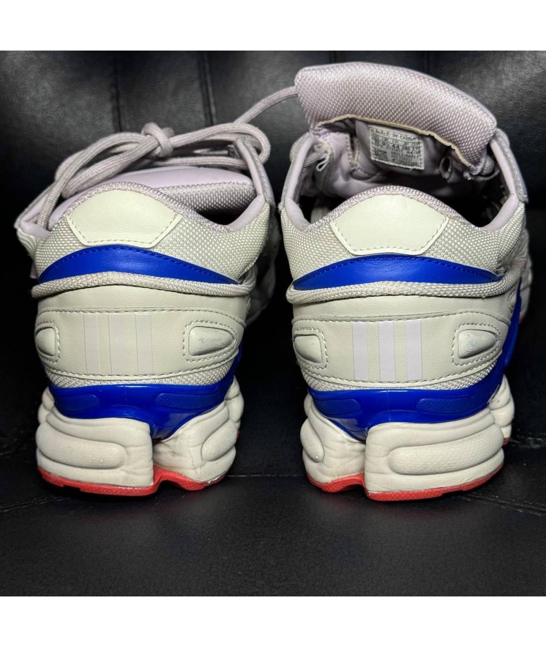 ADIDAS X RAF SIMONS Бежевые текстильные низкие кроссовки / кеды, фото 2