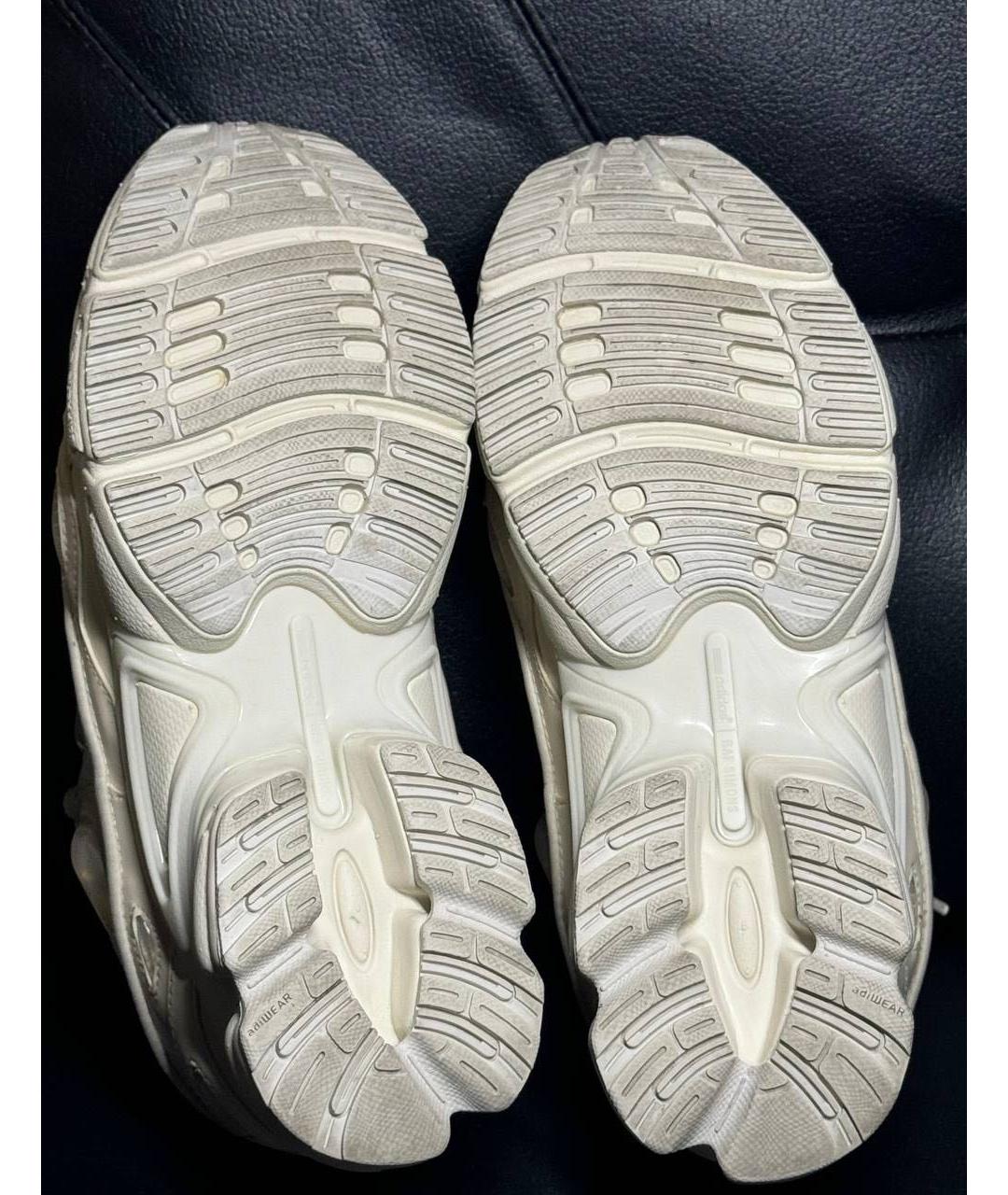 ADIDAS X RAF SIMONS Бежевые текстильные низкие кроссовки / кеды, фото 8