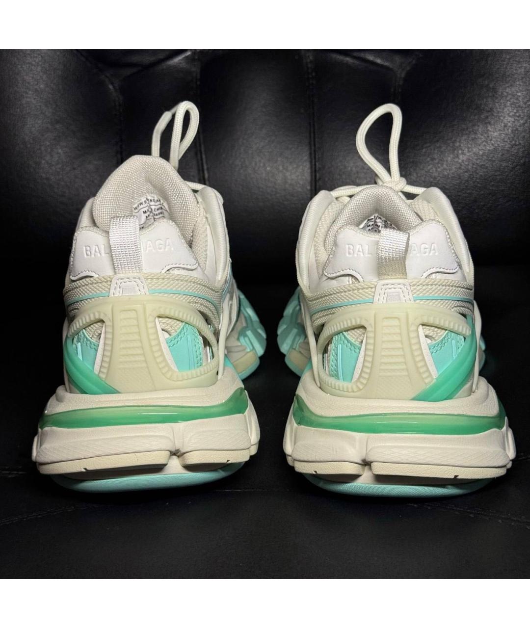 BALENCIAGA Белые текстильные кроссовки, фото 2