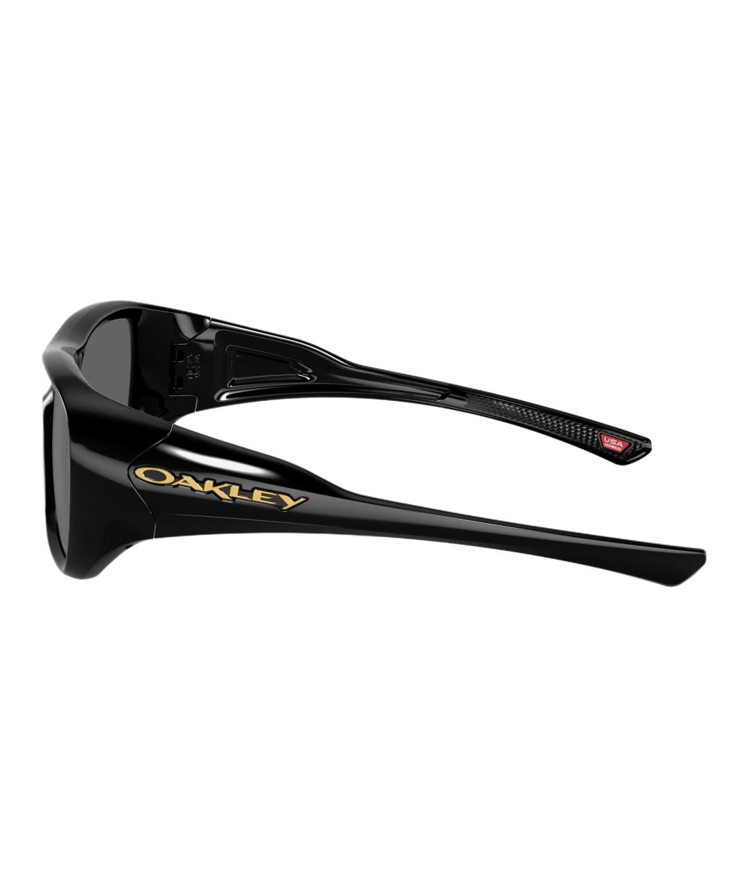 OAKLEY Черные пластиковые солнцезащитные очки, фото 3