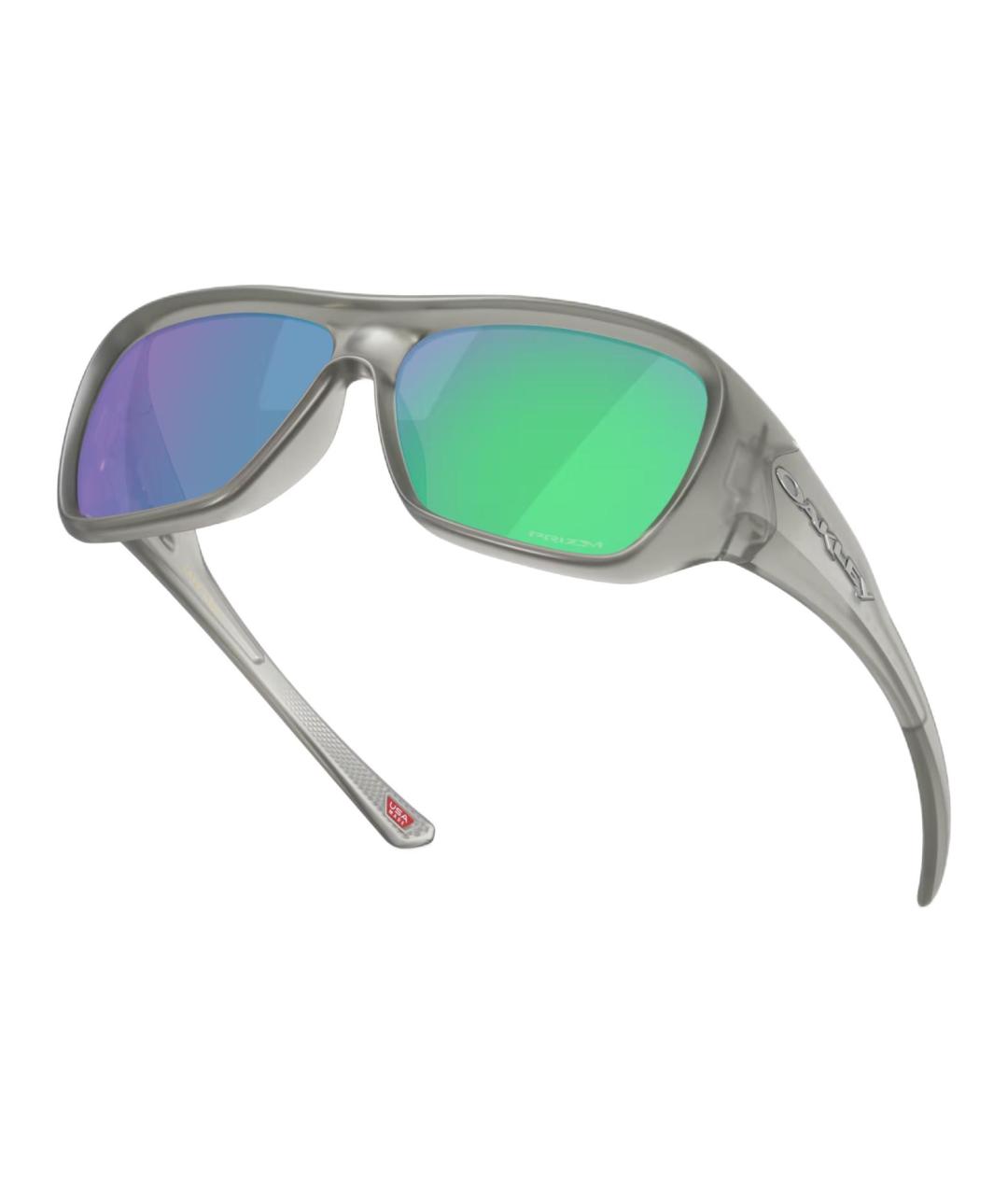 OAKLEY Серые пластиковые солнцезащитные очки, фото 4