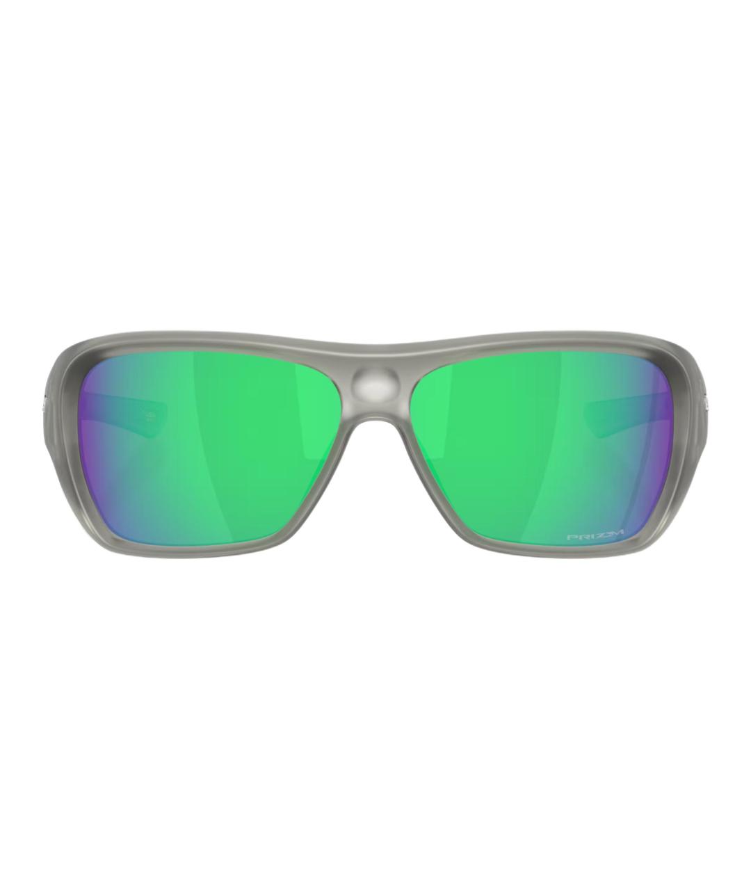 OAKLEY Серые пластиковые солнцезащитные очки, фото 2