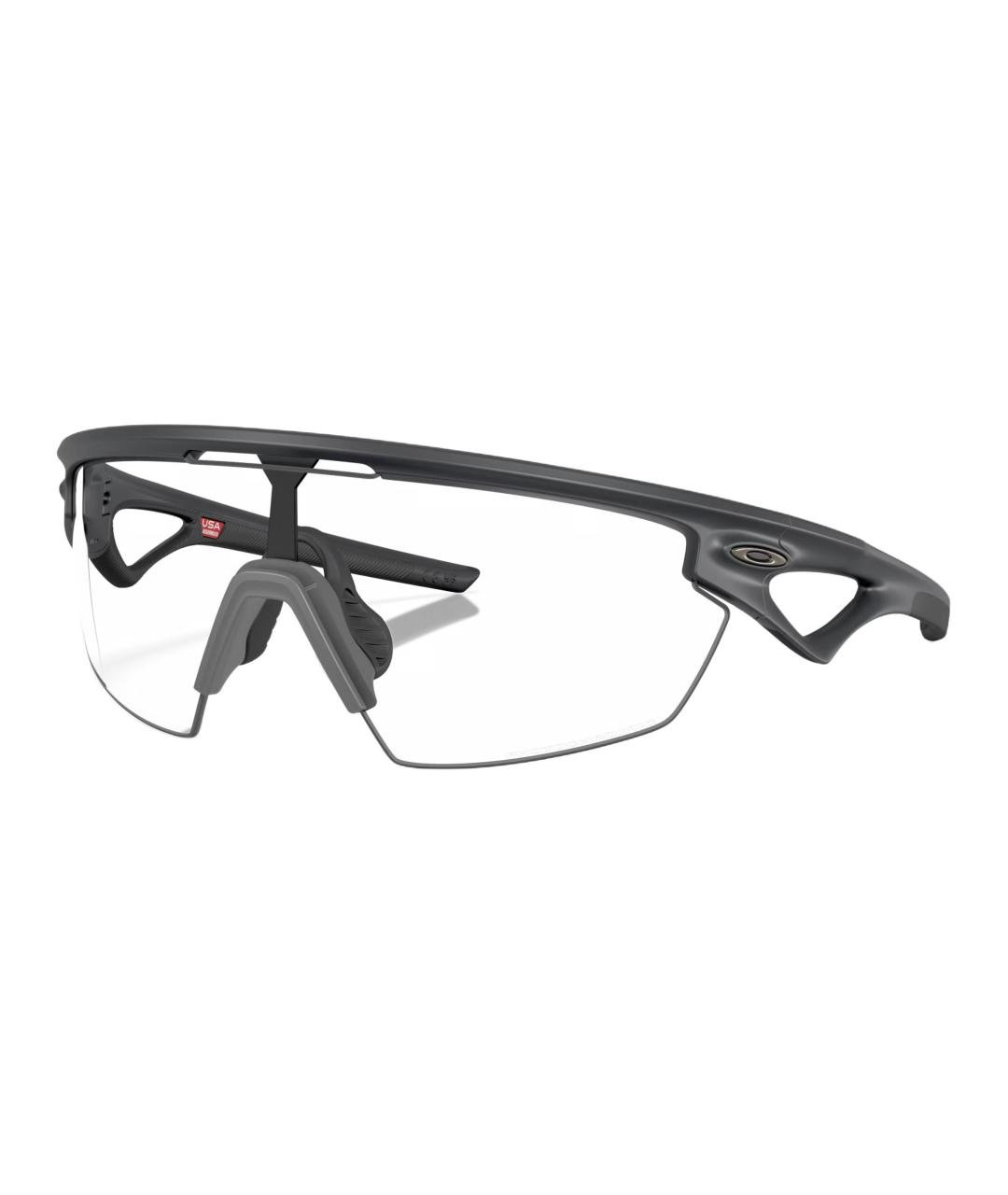 OAKLEY Черные пластиковые солнцезащитные очки, фото 1
