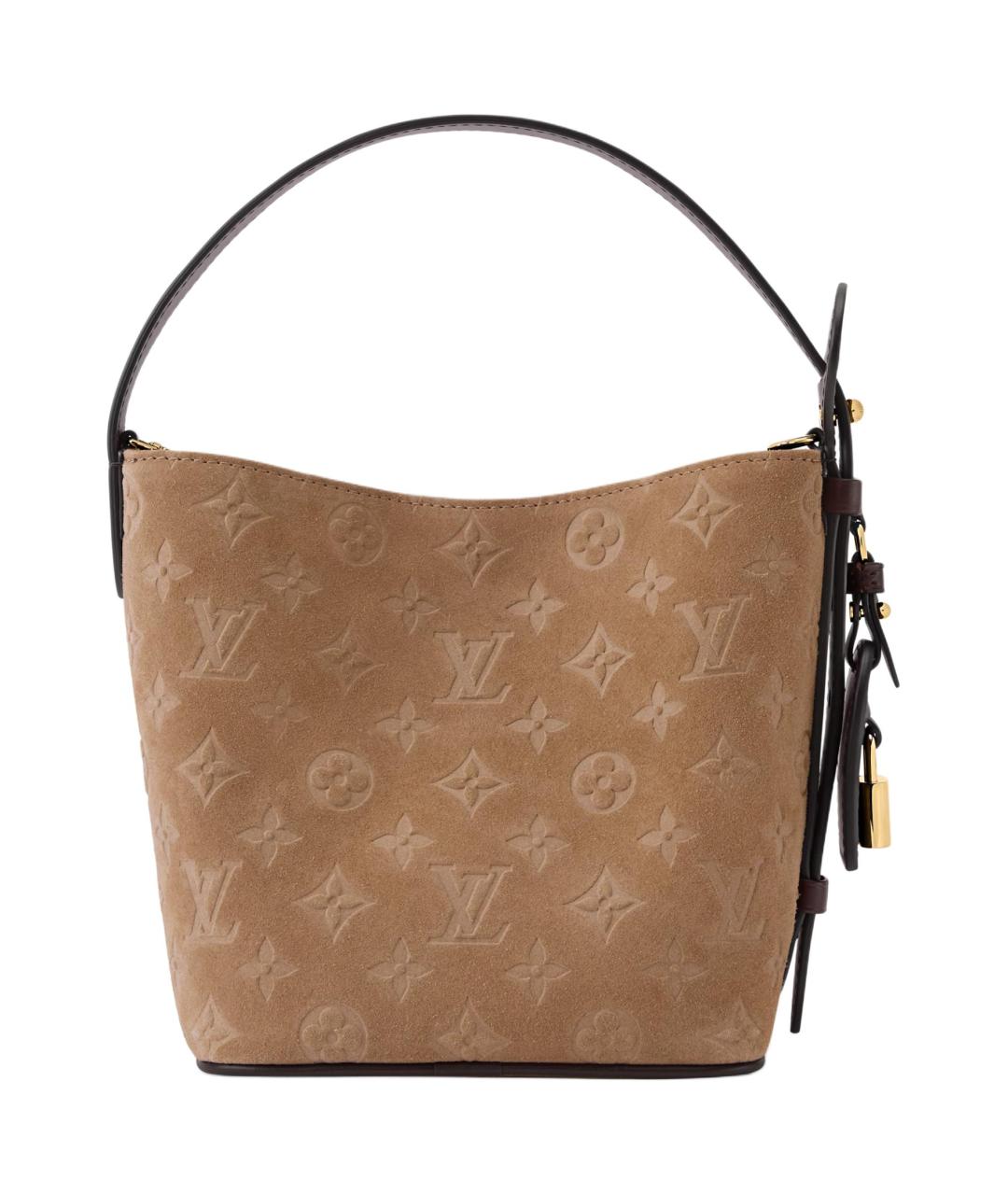 LOUIS VUITTON Коричневая сумка через плечо из канвы, фото 4