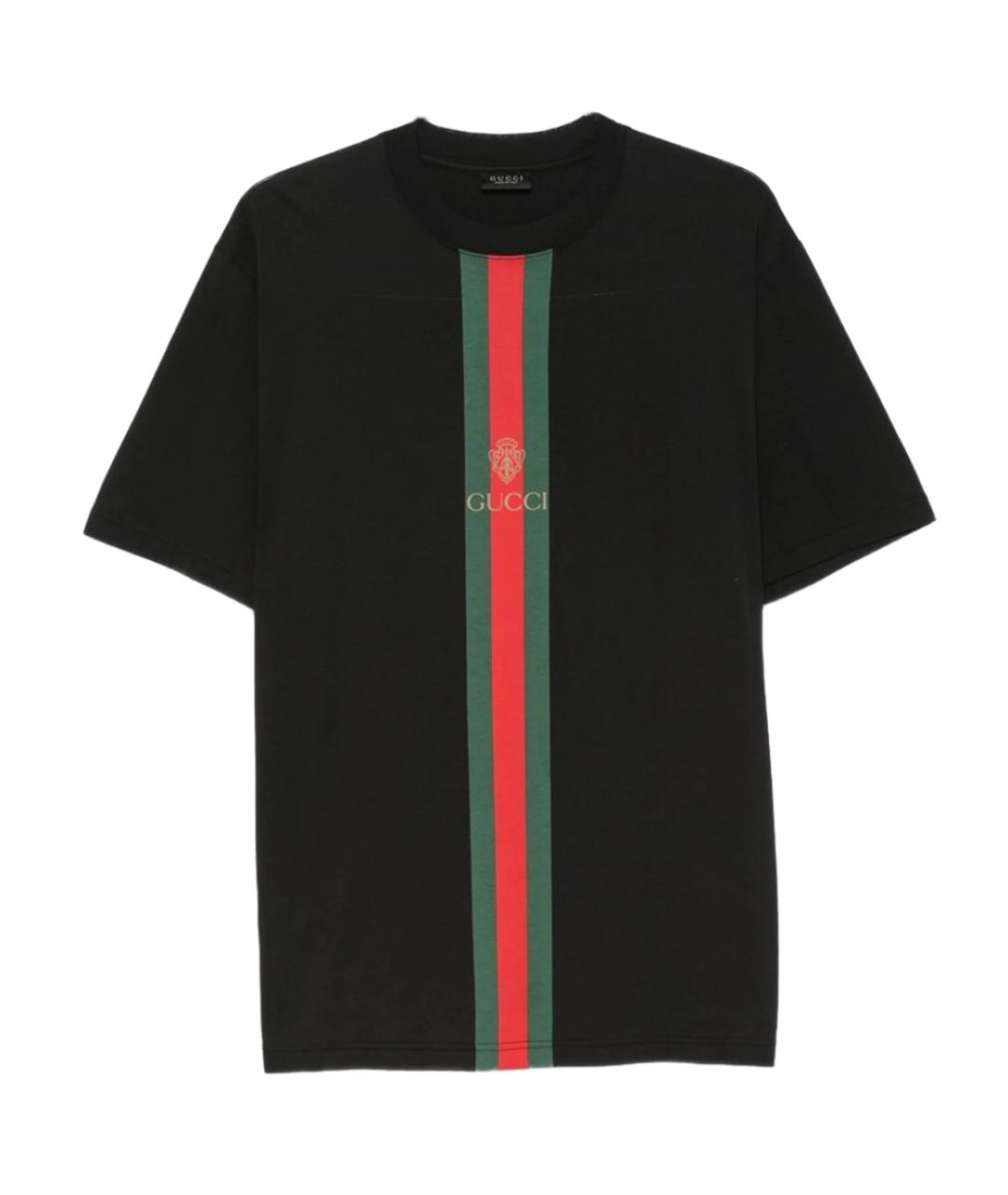 GUCCI Черная футболка, фото 1