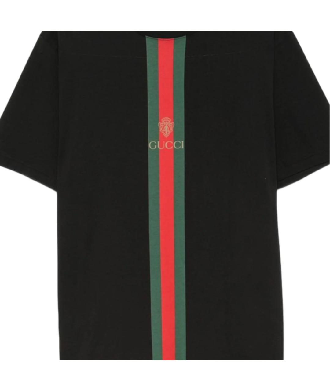 GUCCI Черная футболка, фото 2