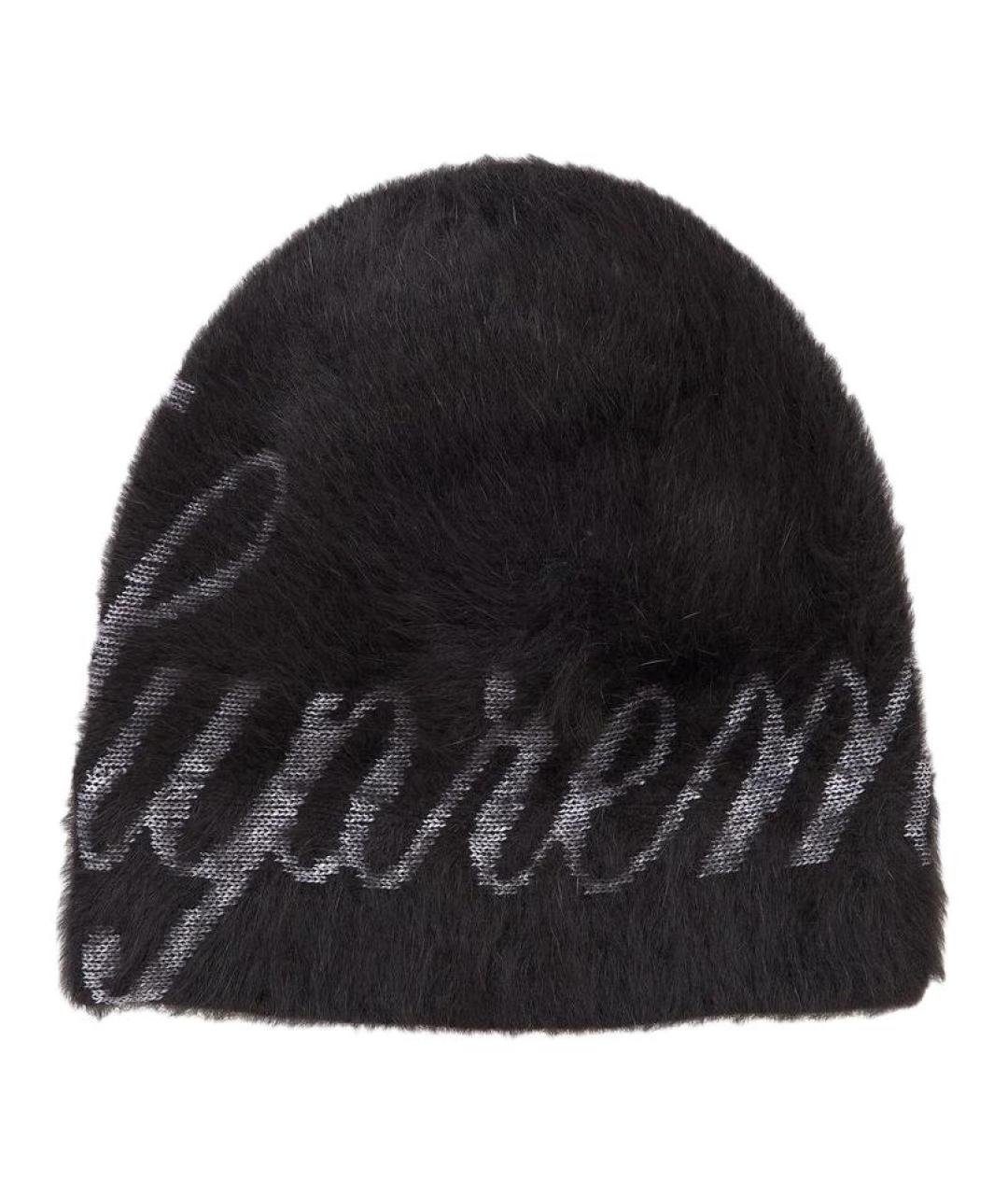 SUPREME Черная шапка, фото 1