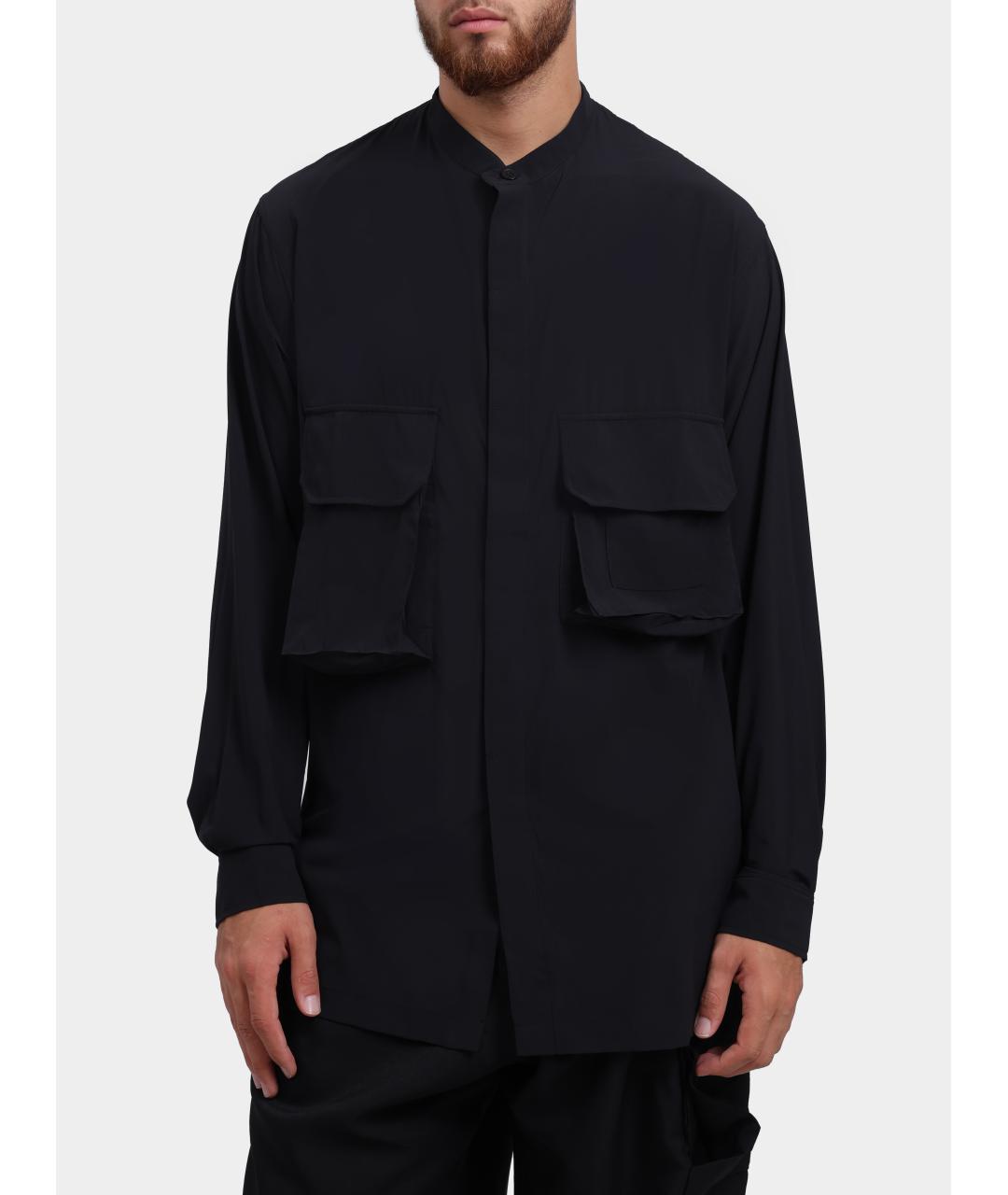 Y-3 Черная кэжуал рубашка, фото 6