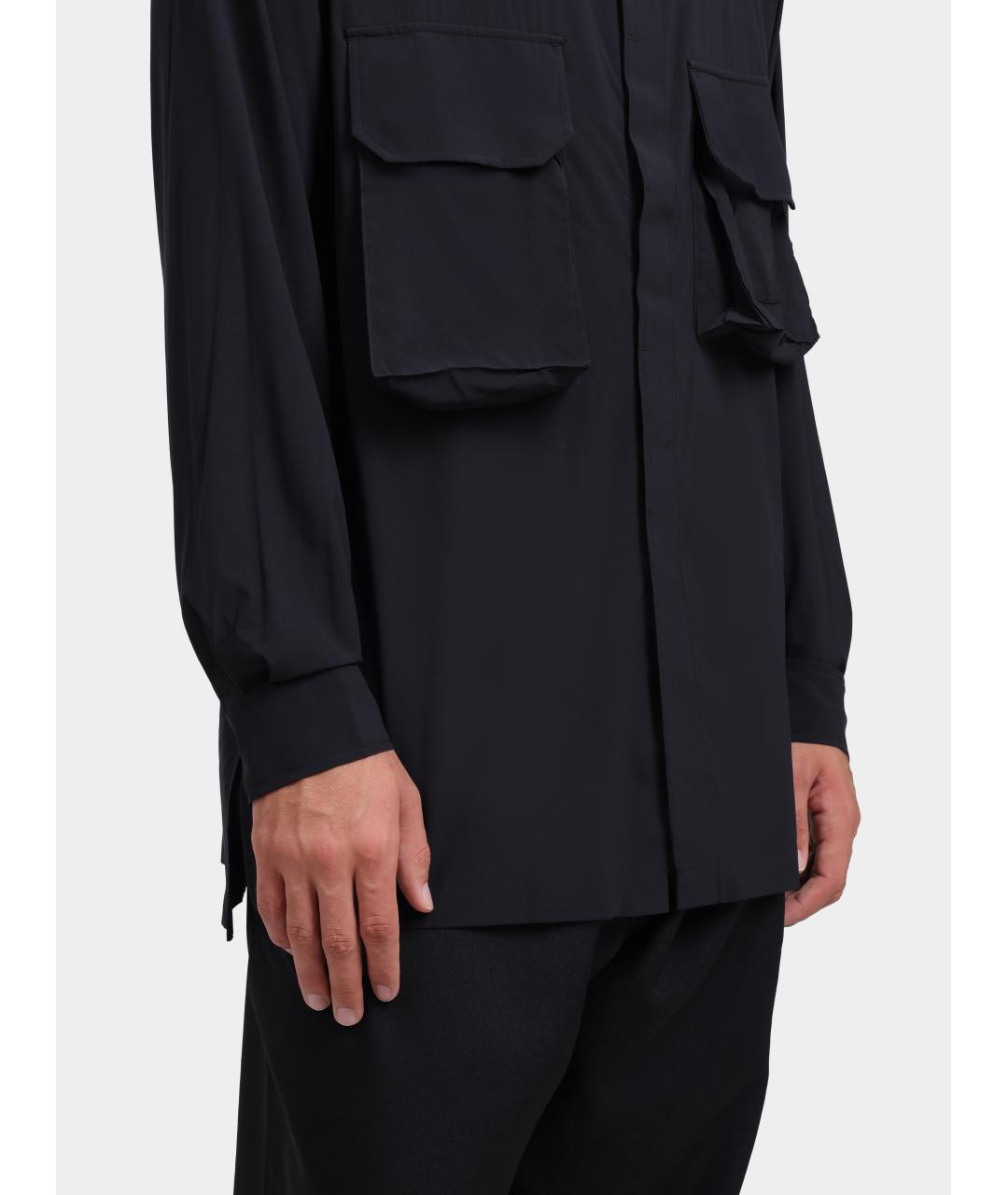 Y-3 Черная кэжуал рубашка, фото 4