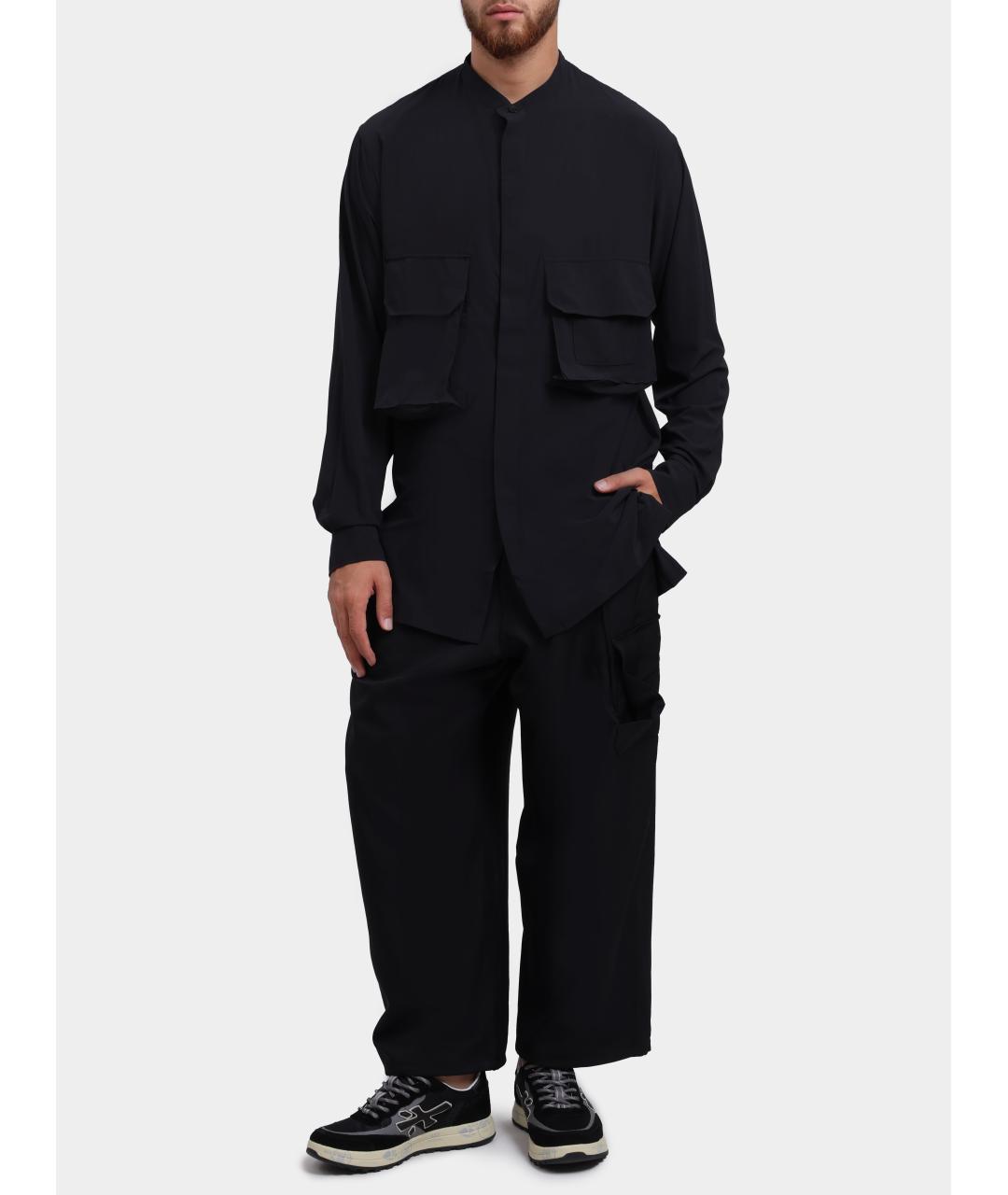 Y-3 Черная кэжуал рубашка, фото 2