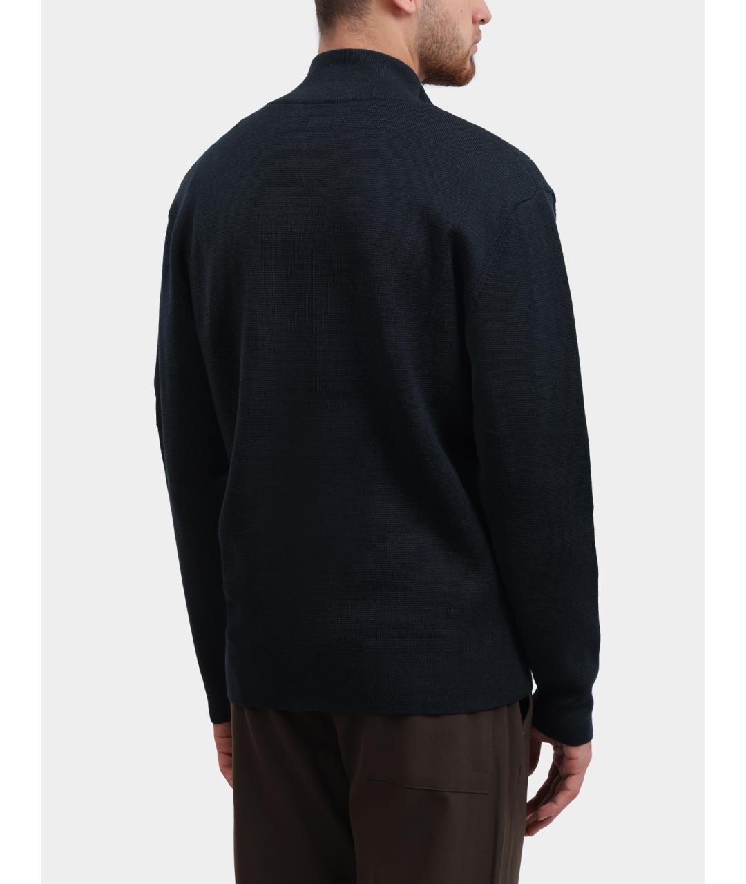 CP COMPANY Темно-синий шерстяной кардиган, фото 5