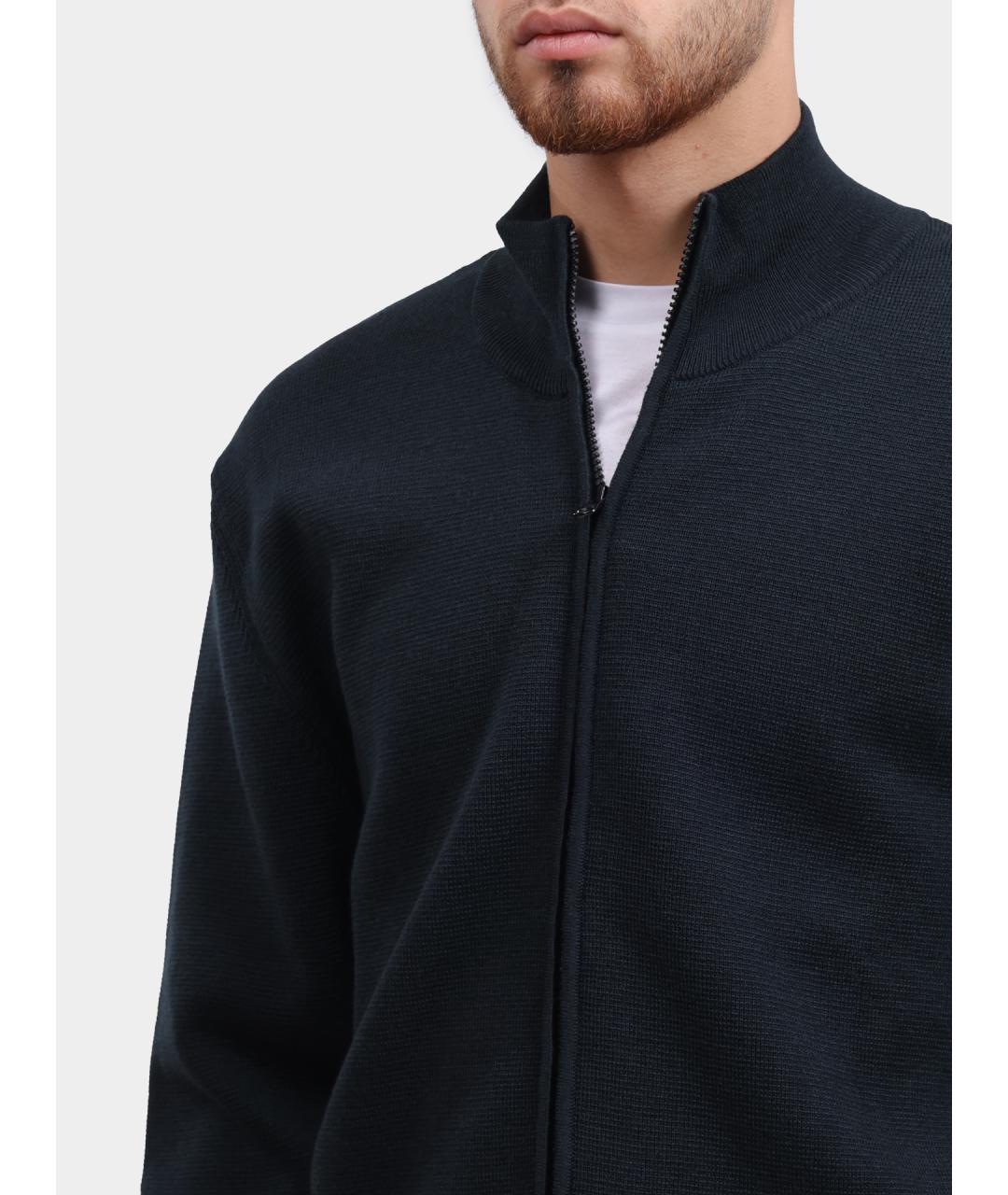 CP COMPANY Темно-синий шерстяной кардиган, фото 4