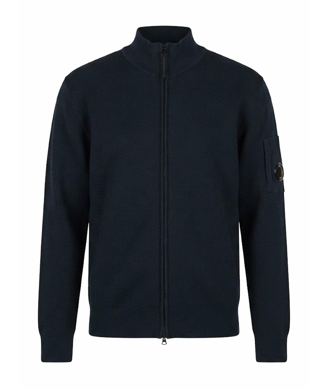 CP COMPANY Темно-синий шерстяной кардиган, фото 1