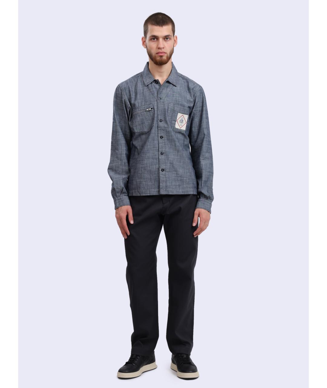 CP COMPANY Серая хлопковая кэжуал рубашка, фото 2