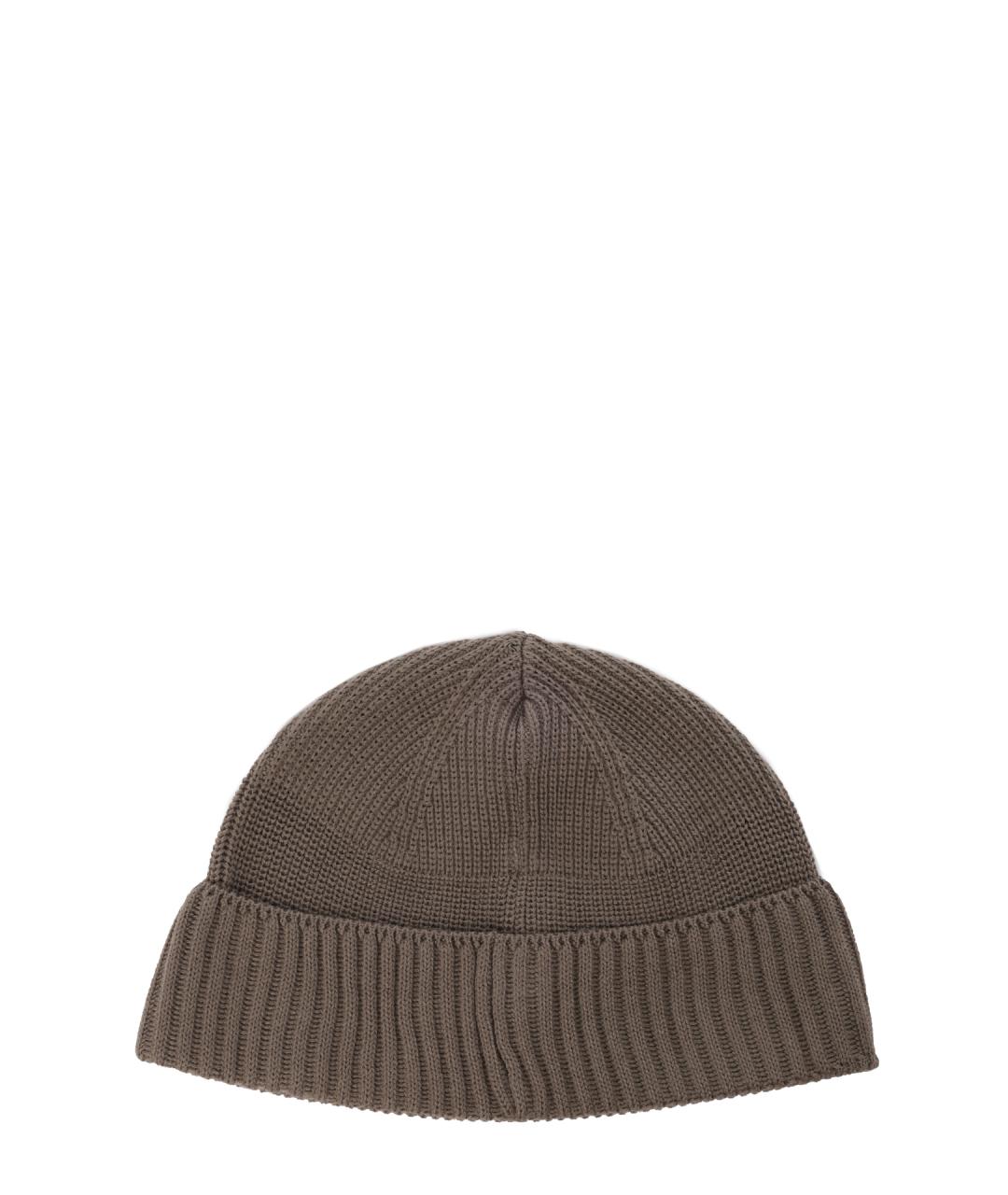 CP COMPANY Коричневая шерстяная шапка, фото 3