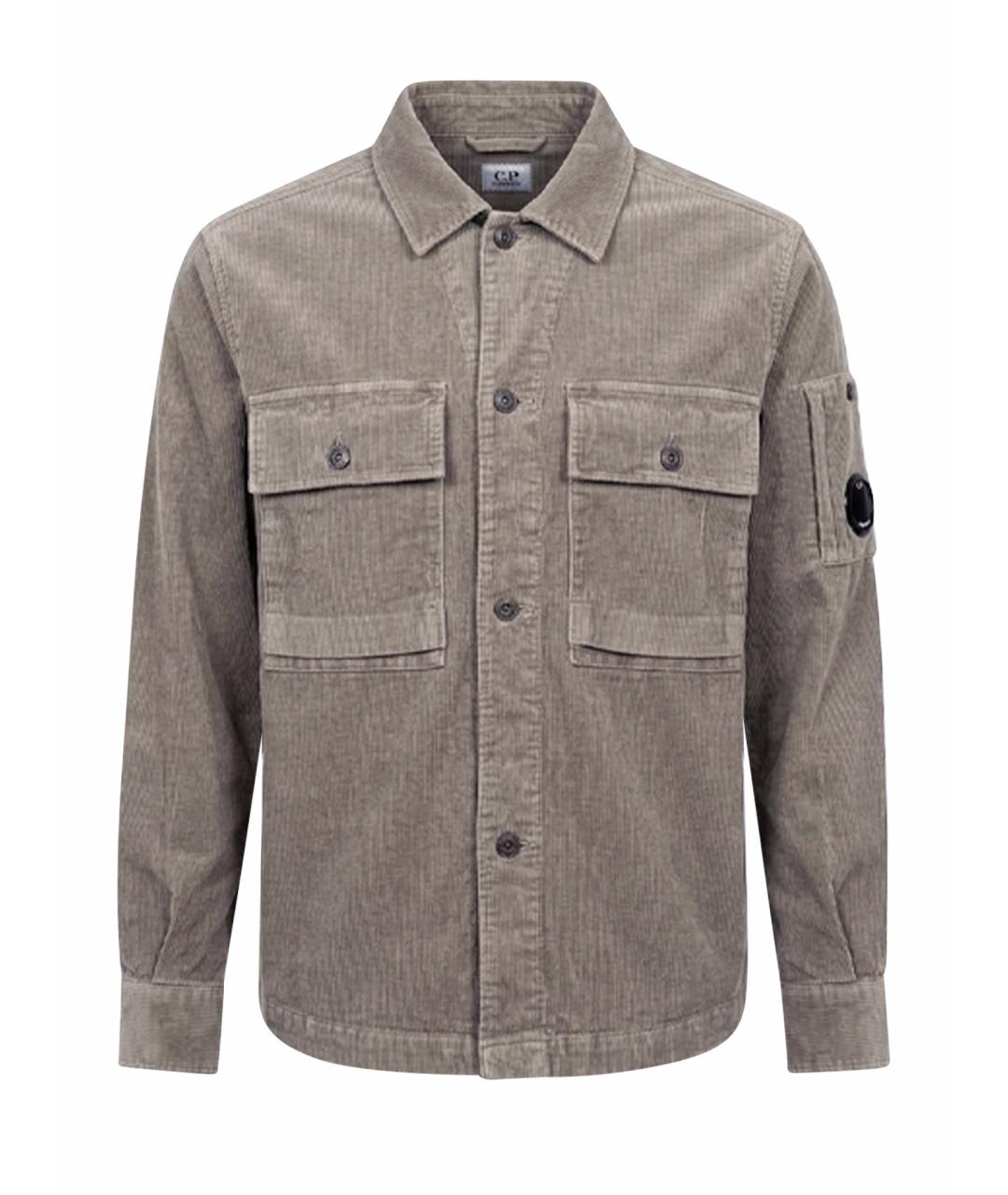 CP COMPANY Бежевая хлопковая кэжуал рубашка, фото 1