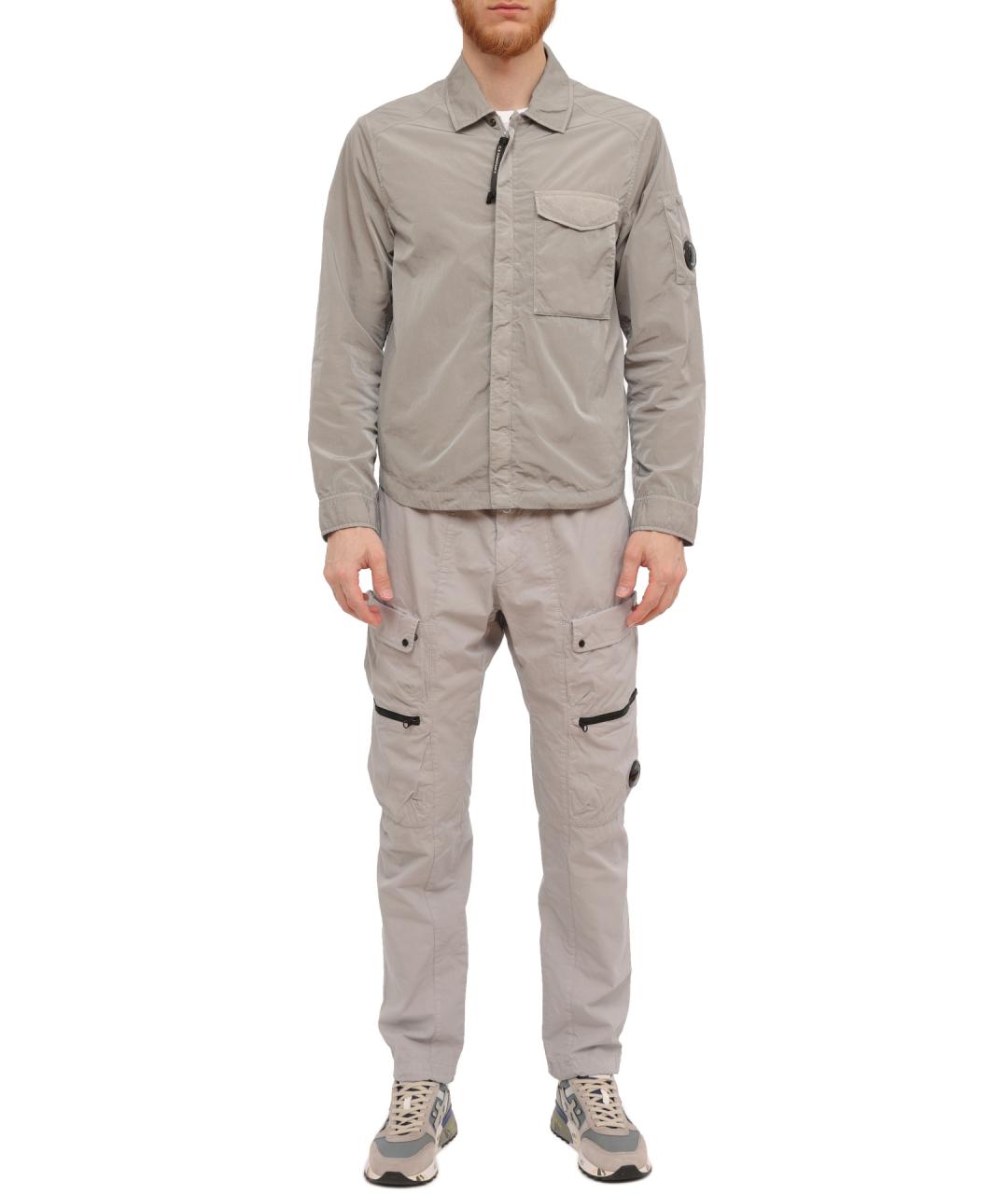 CP COMPANY Серая хлопковая куртка, фото 6