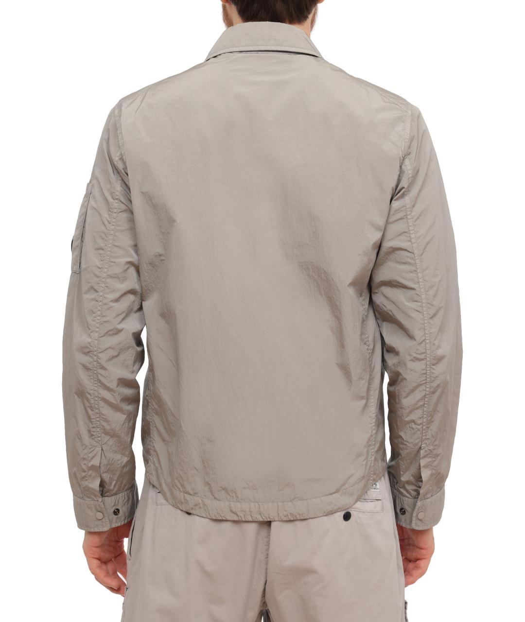 CP COMPANY Серая хлопковая куртка, фото 5