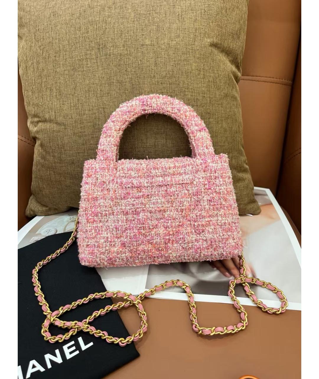 CHANEL Розовая сумка через плечо, фото 3