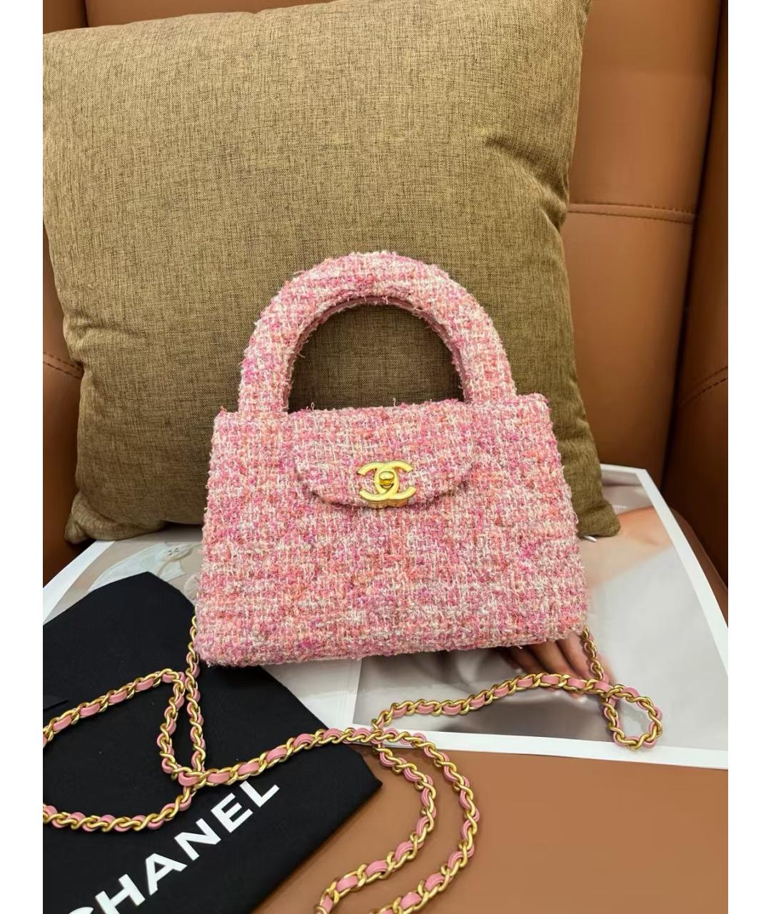 CHANEL Розовая сумка через плечо, фото 2