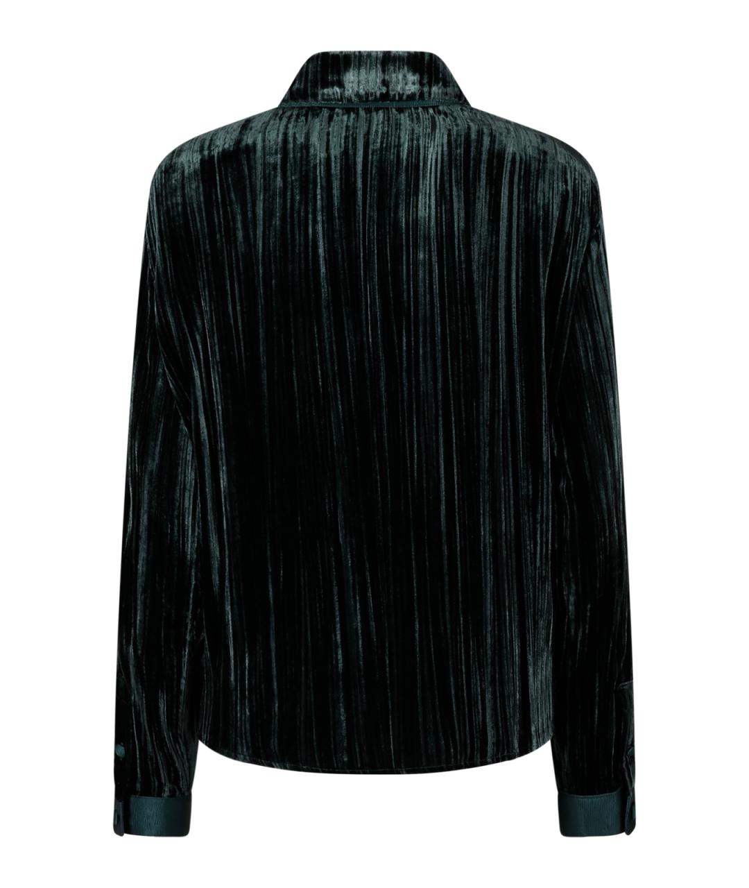 EMPORIO ARMANI Зеленая вискозная рубашка, фото 2