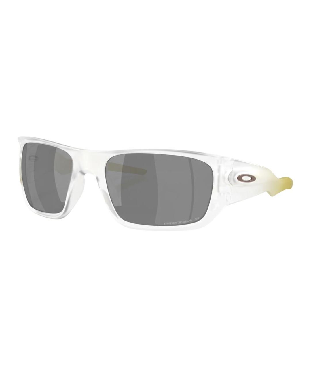 OAKLEY Белые пластиковые солнцезащитные очки, фото 2