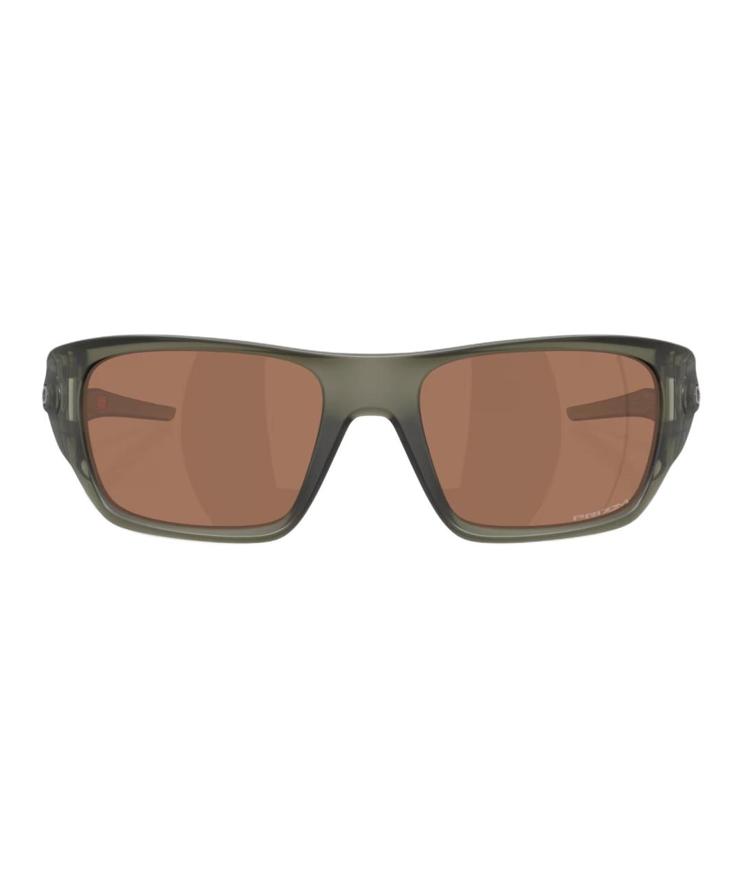OAKLEY Зеленые пластиковые солнцезащитные очки, фото 2