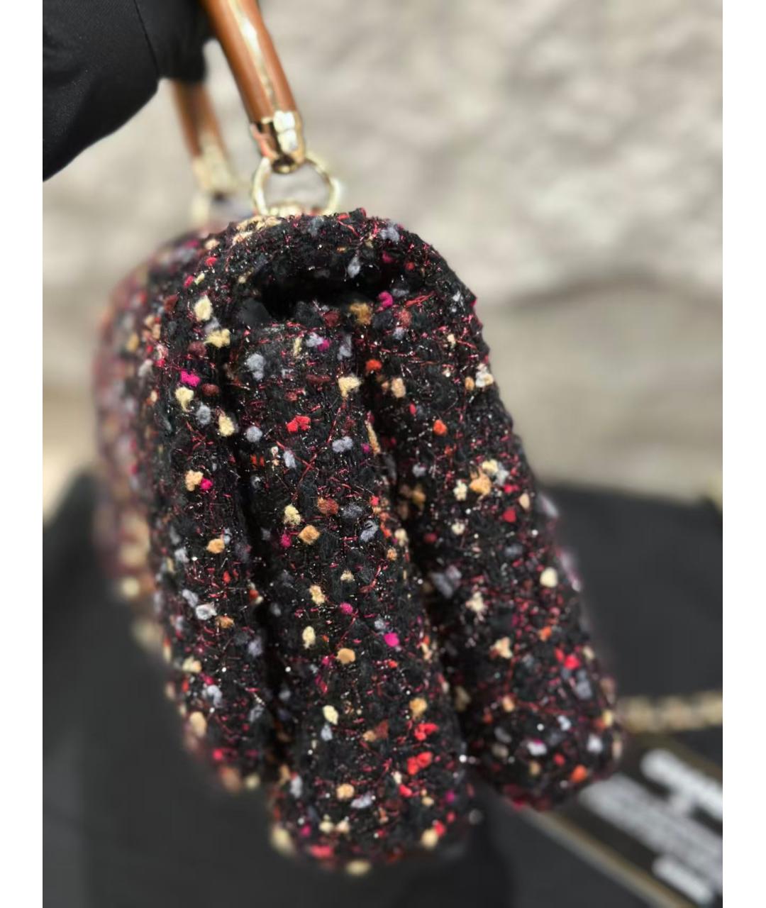 CHANEL Черная сумка через плечо, фото 3