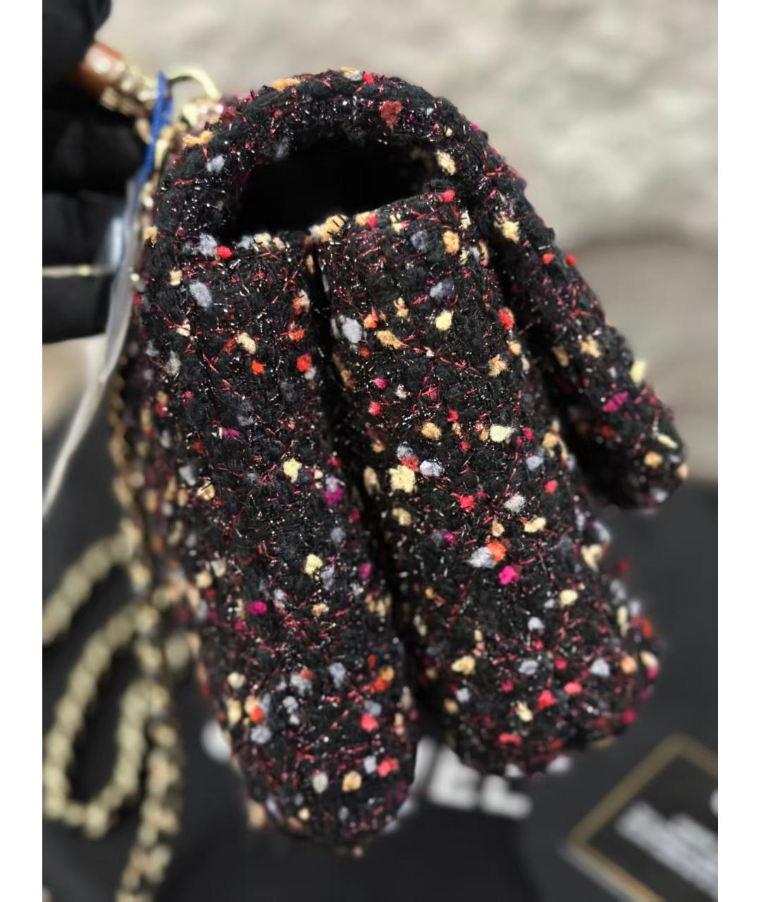 CHANEL Черная сумка через плечо, фото 4