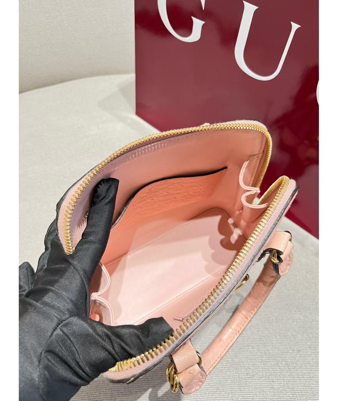 GUCCI Кожаная сумка через плечо, фото 5