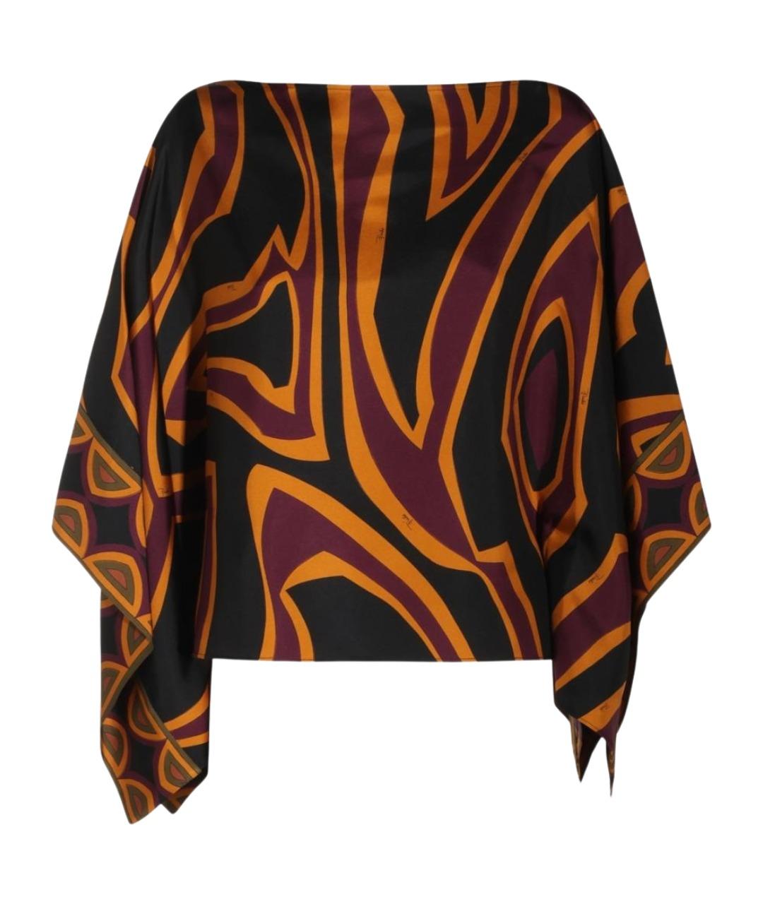 EMILIO PUCCI Мульти шелковая блузы, фото 1