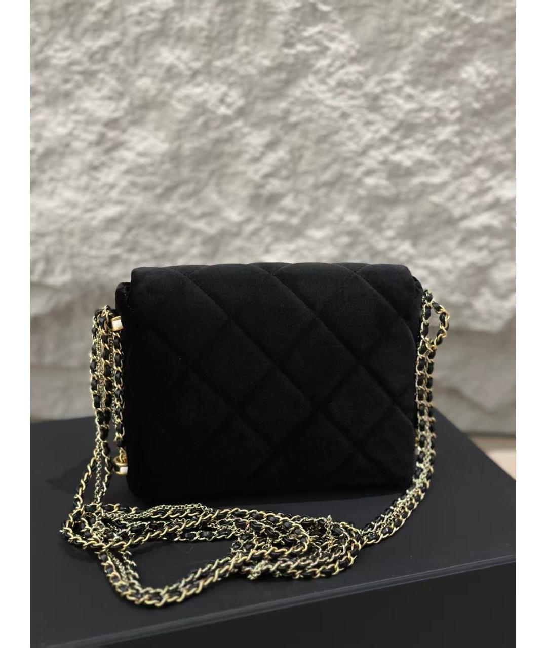 CHANEL Черная сумка через плечо, фото 3