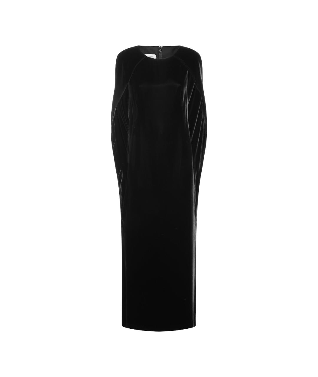 ALBERTA FERRETTI Черное вискозное коктейльное платье, фото 3