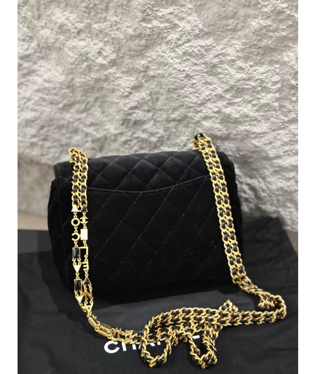 CHANEL Черная сумка через плечо, фото 3