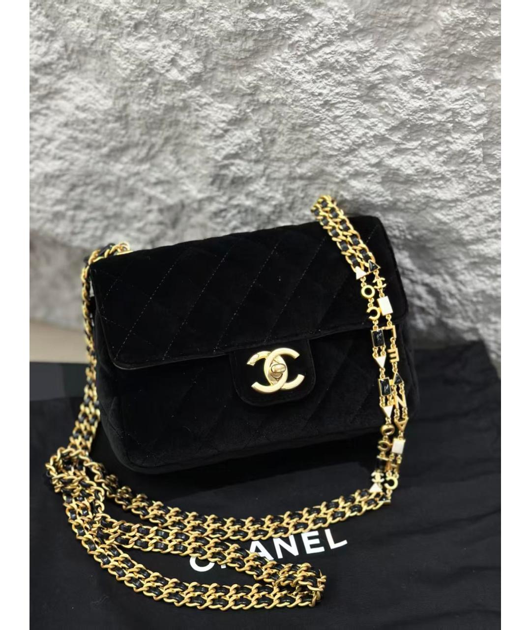 CHANEL Черная сумка через плечо, фото 2
