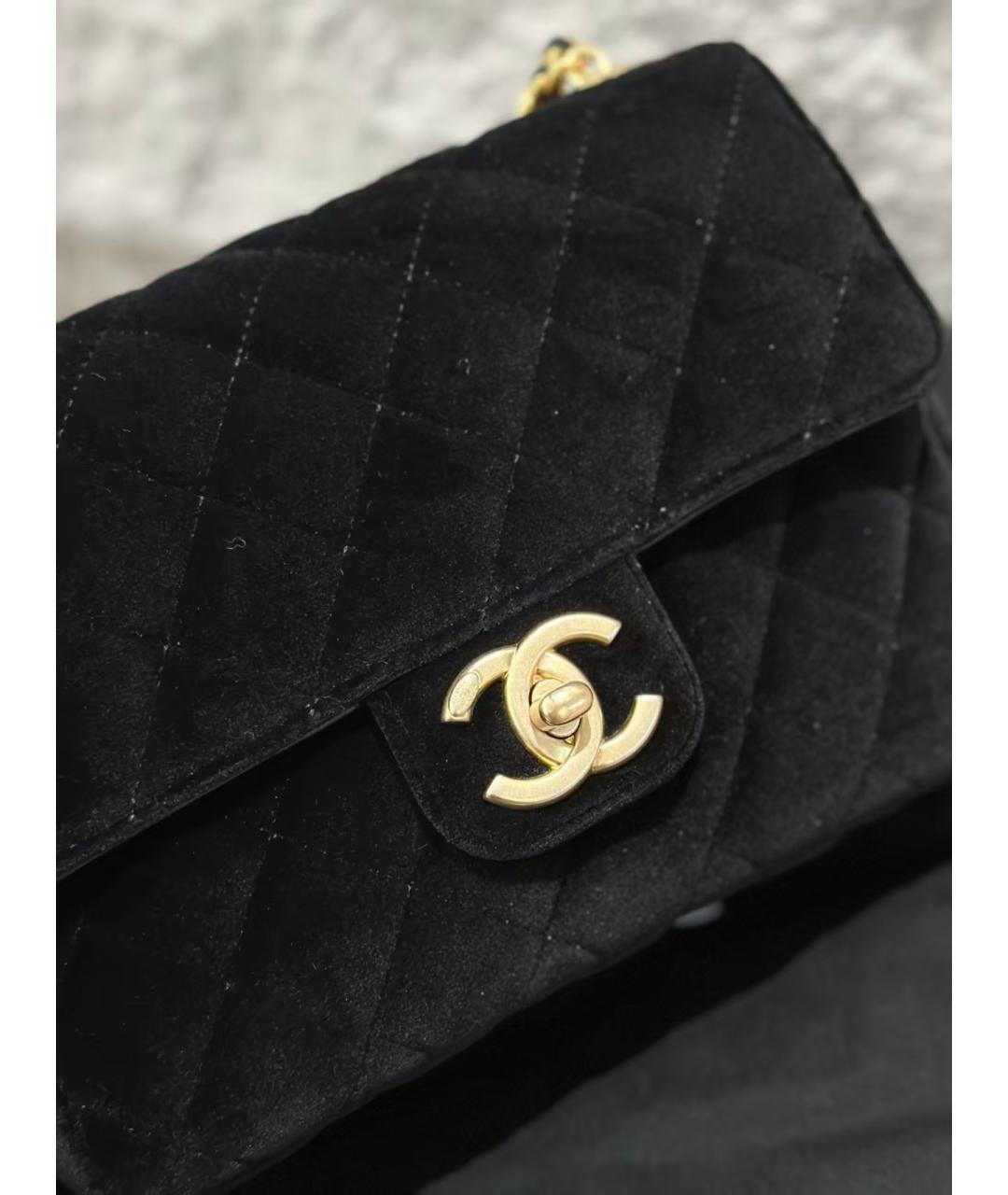CHANEL Черная сумка через плечо, фото 5